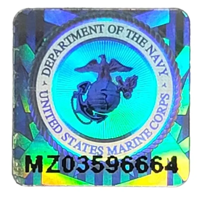 Men's 925 Sterling Silver Master Sergeant US Marine Corps Pendant