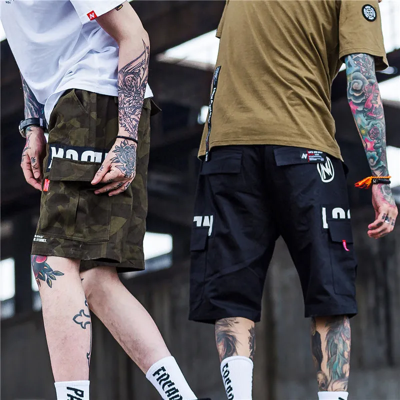 Mens Camouflage Cargo Summer Shorts