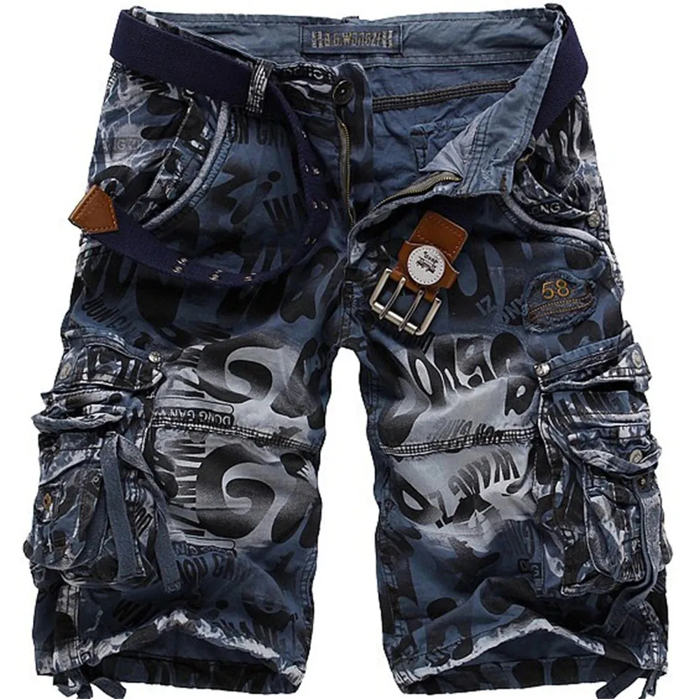 🔥Men’s Camouflage Military Cargo Shorts – Multi-Pocket Streetwear | $24.89