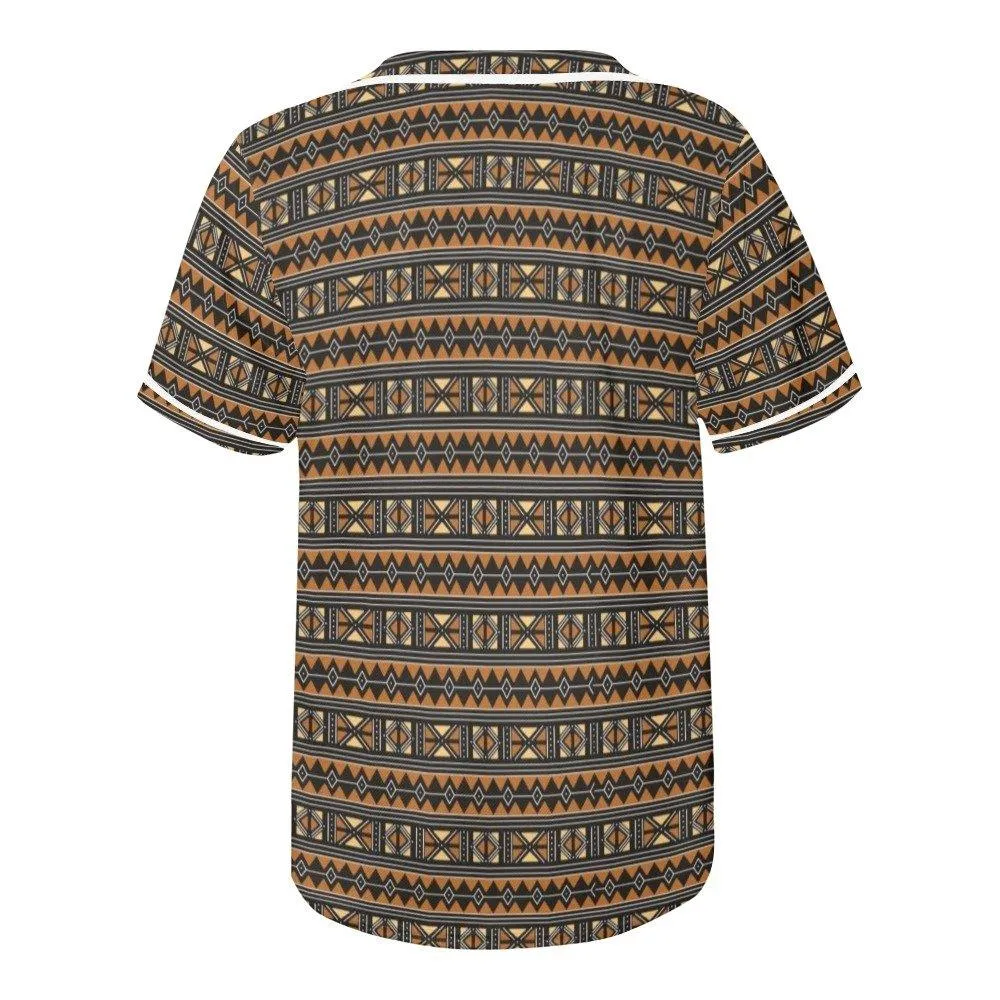 Mens Dashiki Baseball Shirt