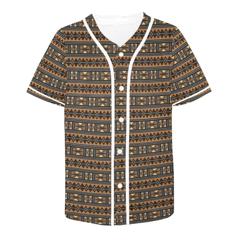 Mens Dashiki Baseball Shirt