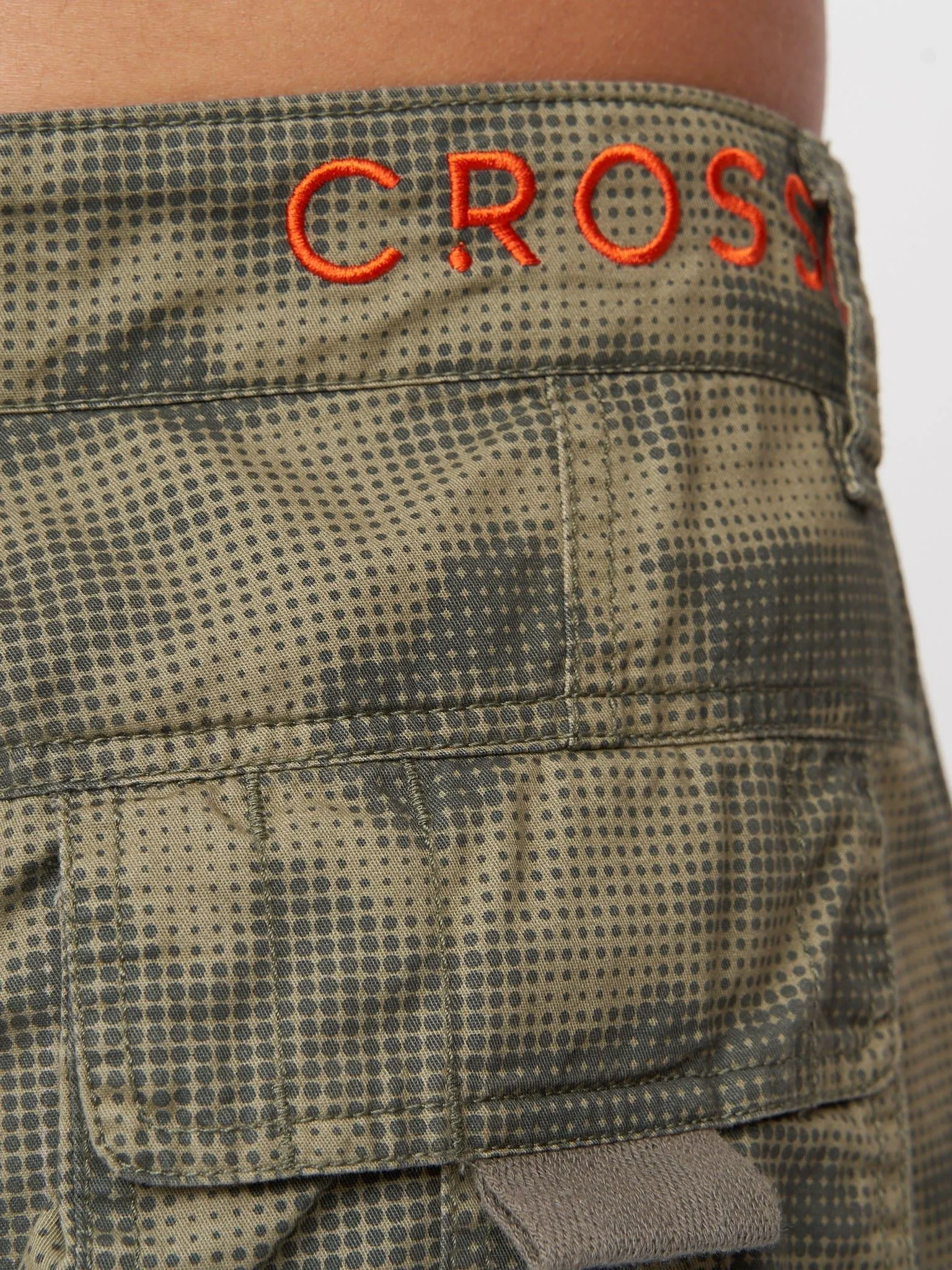 Mens Hanwhere Combat Shorts Dark Green Camo