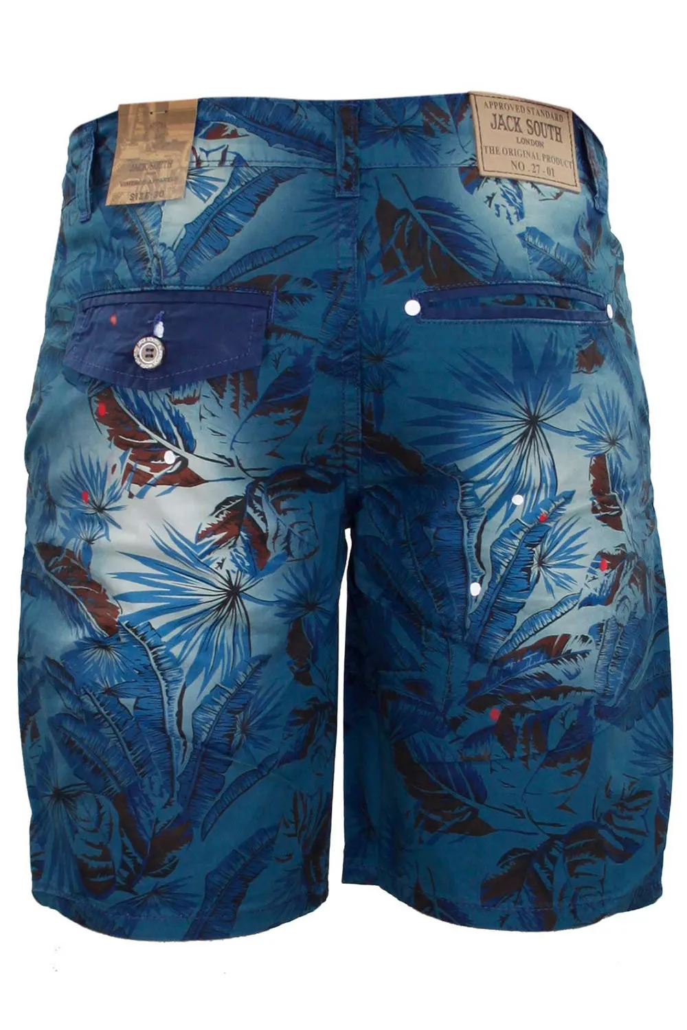 Mens Hawaiian Printed Summer Shorts