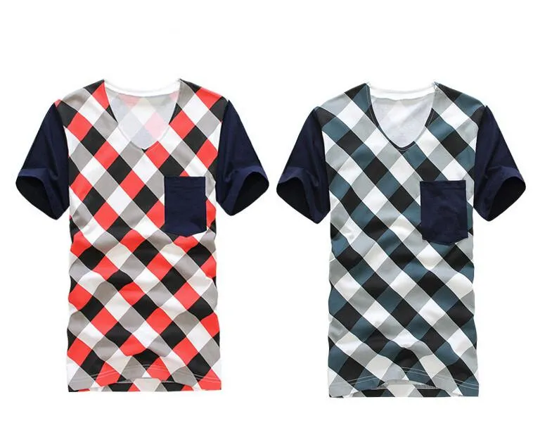 Men's Plaid Summer T-Shirt