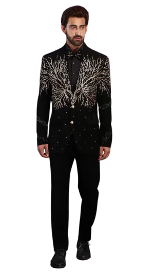 Men's Tree of Life Zari Western Suit