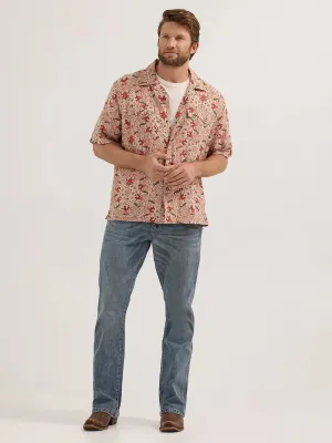 Men's Wrangler® Coconut Cowboy Snap Front Camp Shirt - 112365623