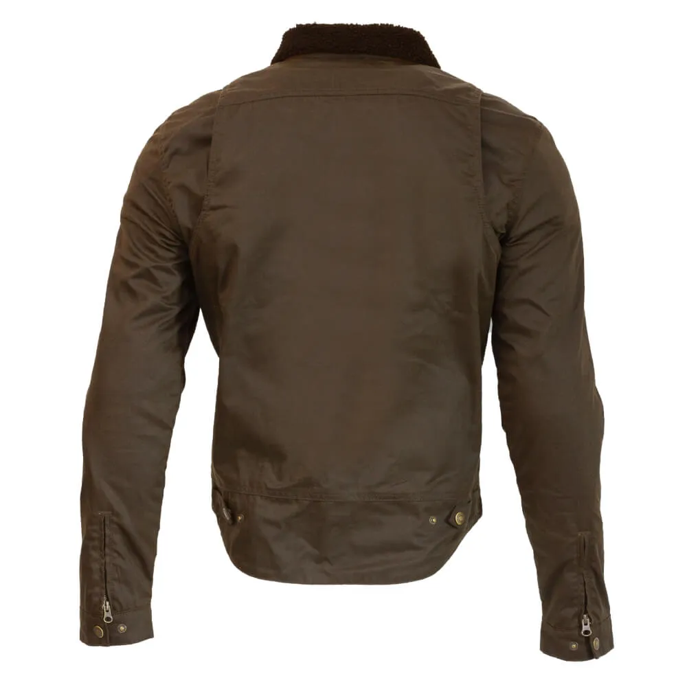 Merlin Millington Cotec Wax D3O Borg Jacket Olive