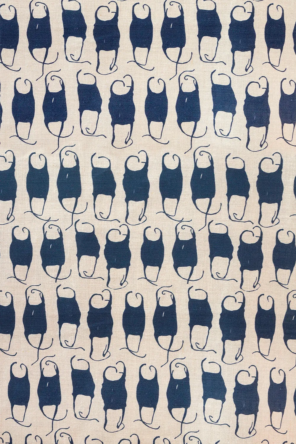 Mermaid's Purse Fabric - Navy