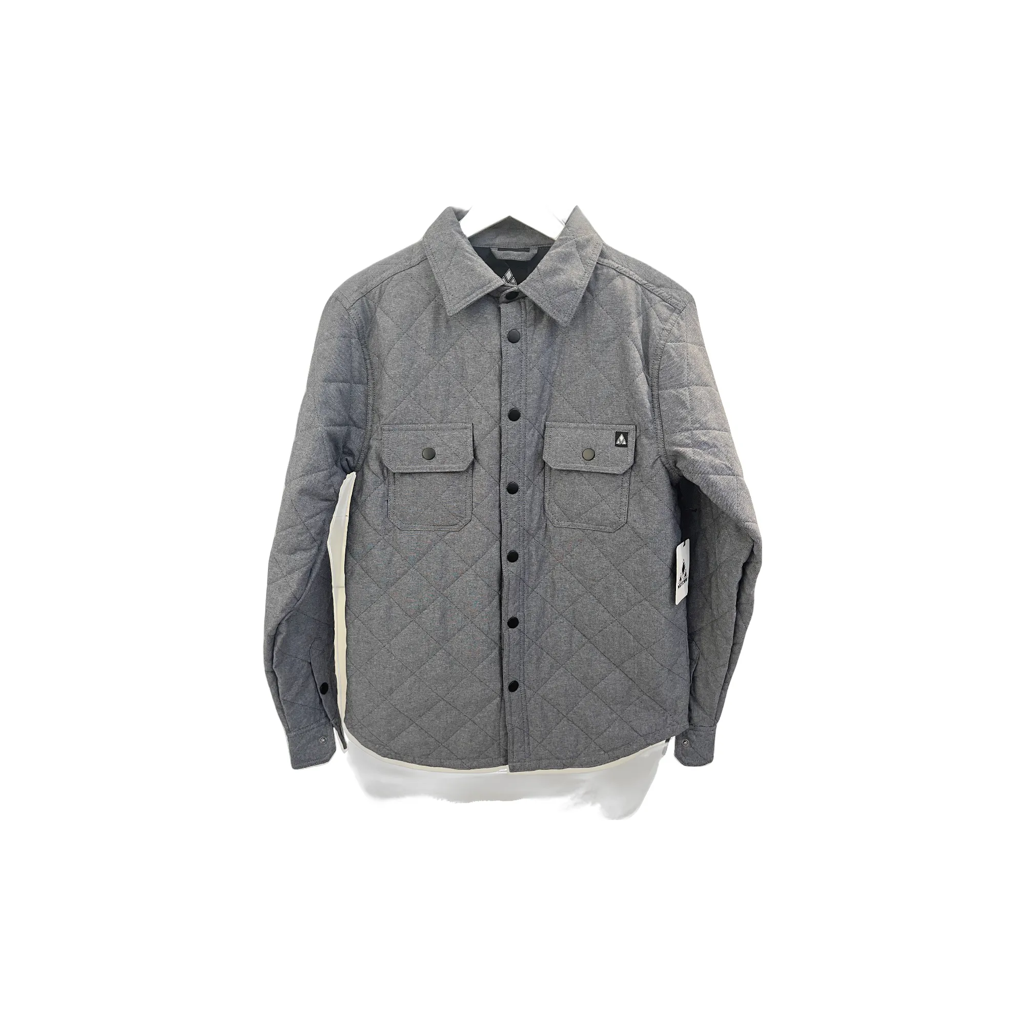 MIDTOWN MOSS LANDING COLLARED JACKET - HARBOR BLUE