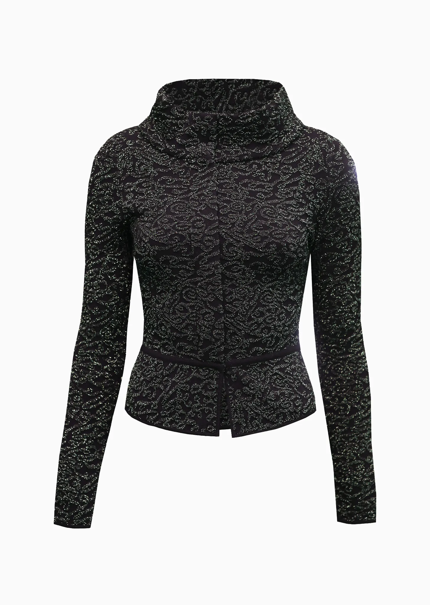 Monet - Brocade Jacket with Peplum