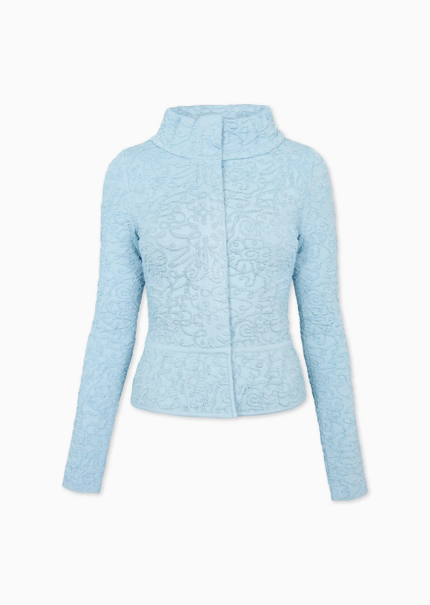 Monet - Brocade Jacket with Peplum