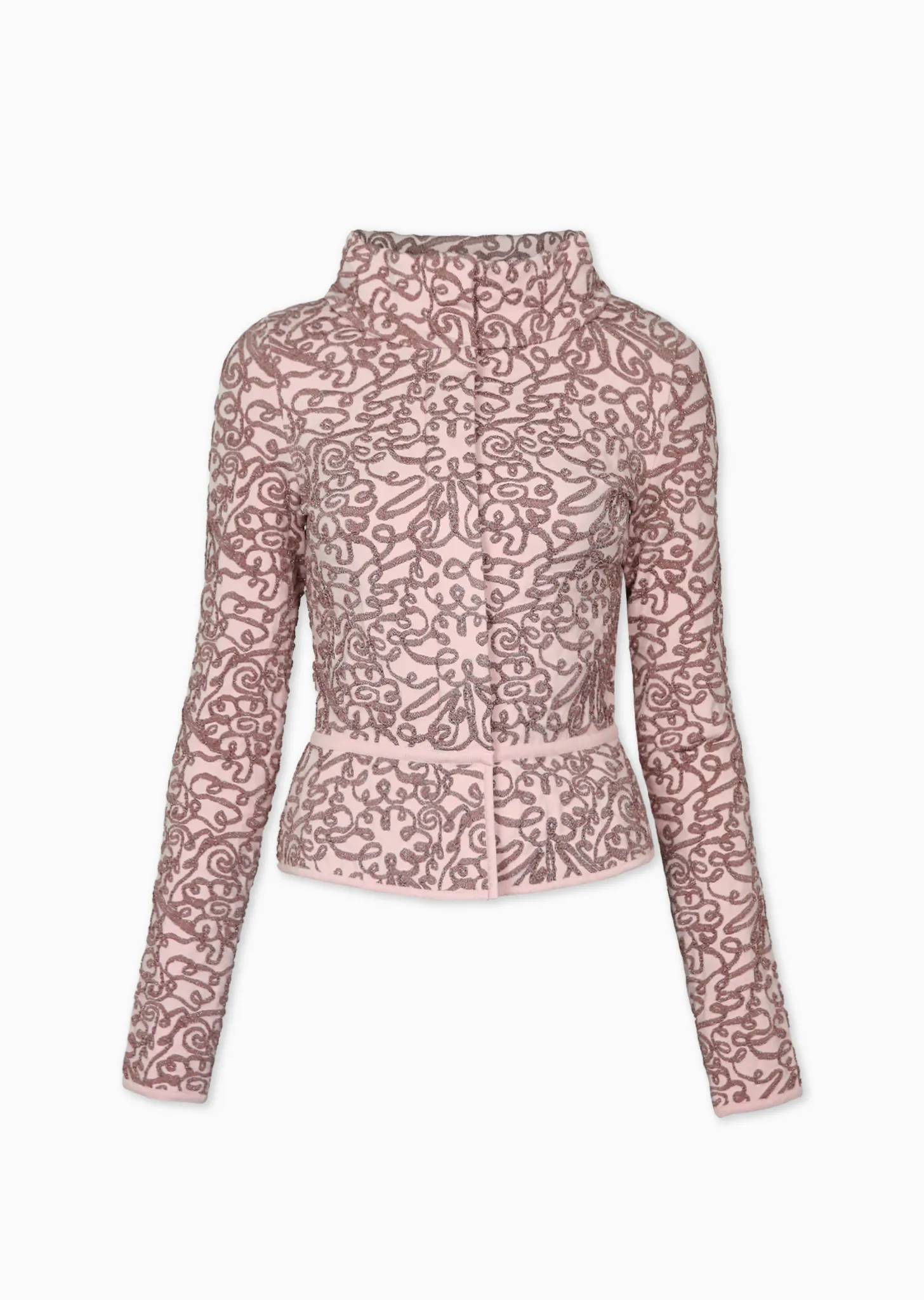 Monet - Brocade Jacket with Peplum