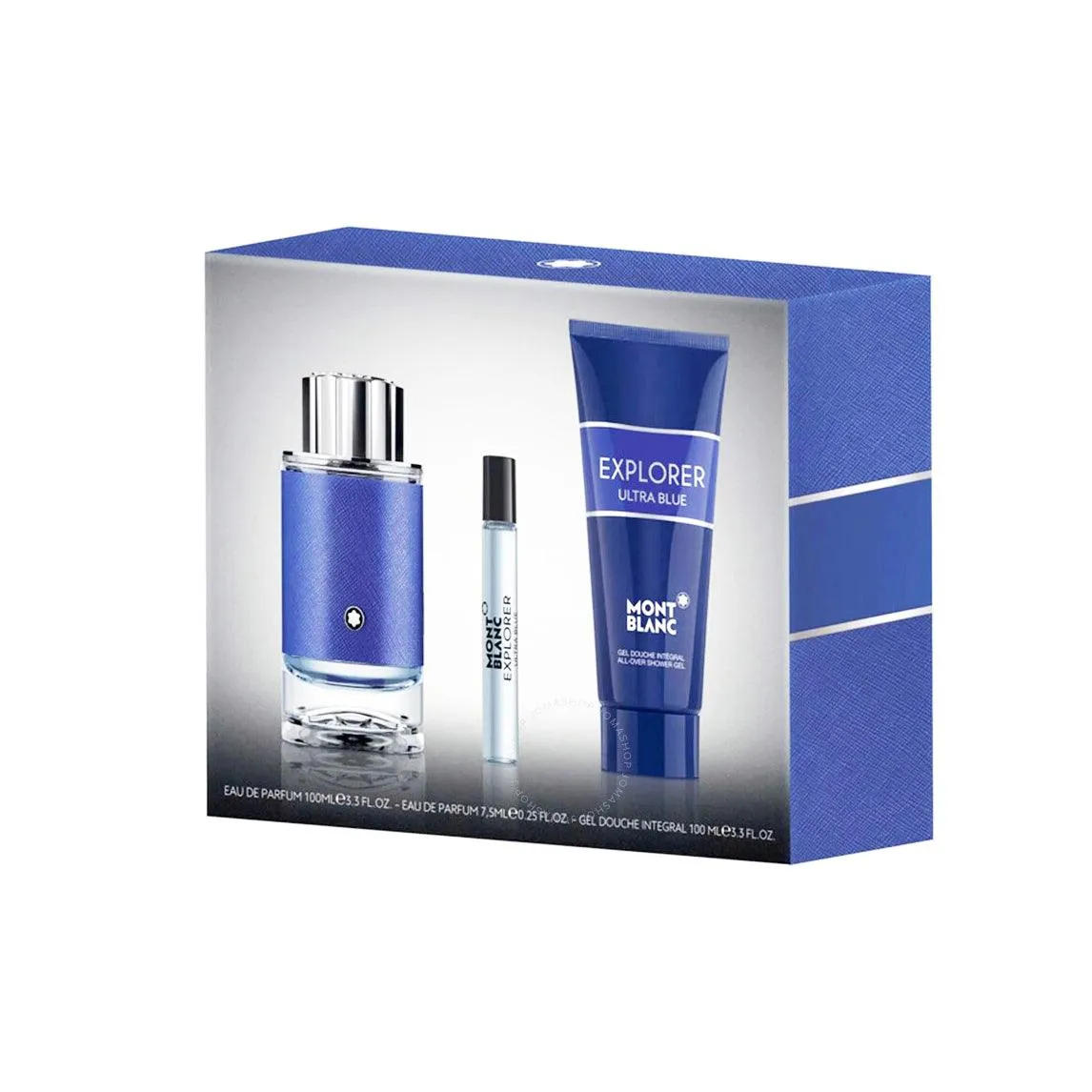 Montblanc Explorer Ultra Blue EDP 100ml Gift Set   7.5ml Spray   100ml SG MB020C07S1