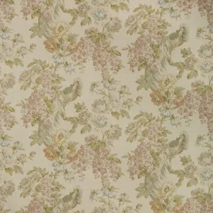 Montecito Floral-Olive/Plum