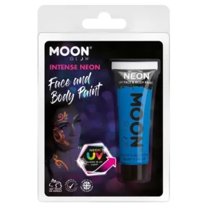 Moon Glow Intense Neon Uv Face Paint, Blue