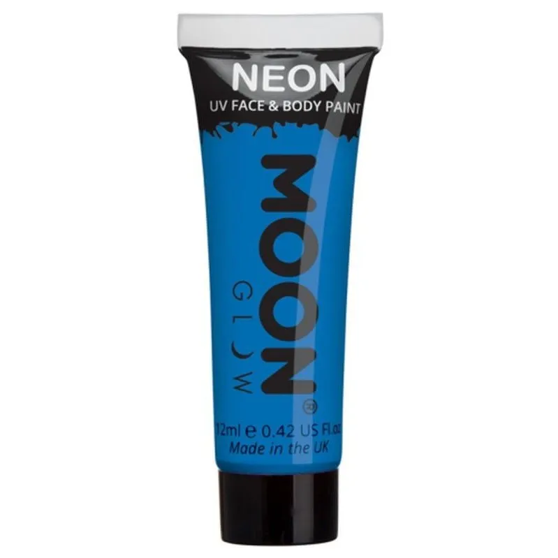 Moon Glow Intense Neon Uv Face Paint, Blue