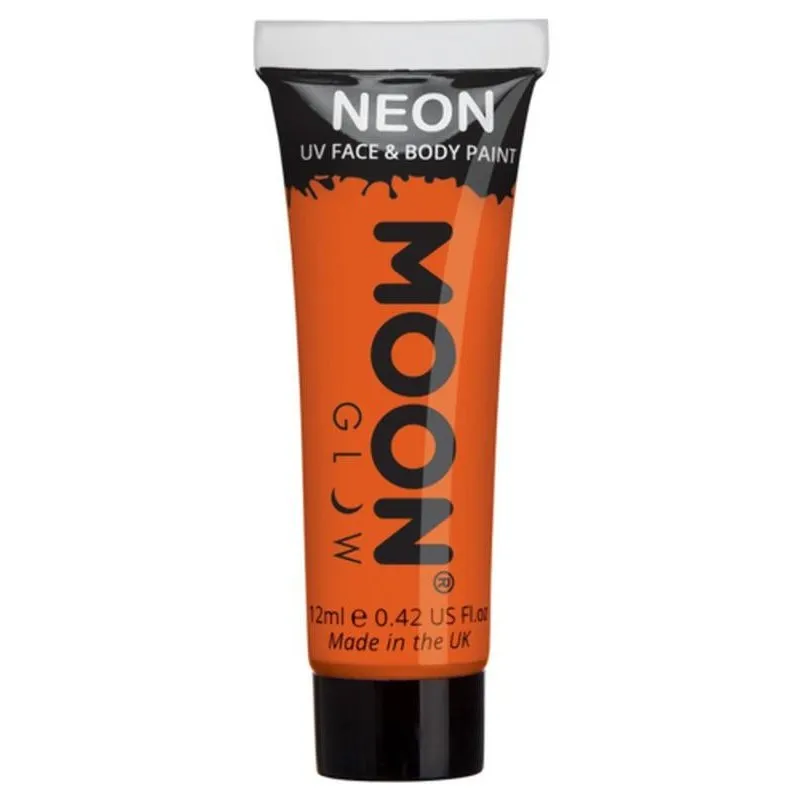 Moon Glow Intense Neon Uv Face Paint, Orange