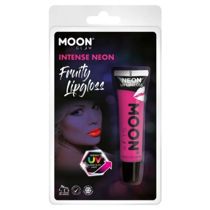 Moon Glow Intense Neon Uv Fruity Lipgloss, Pink