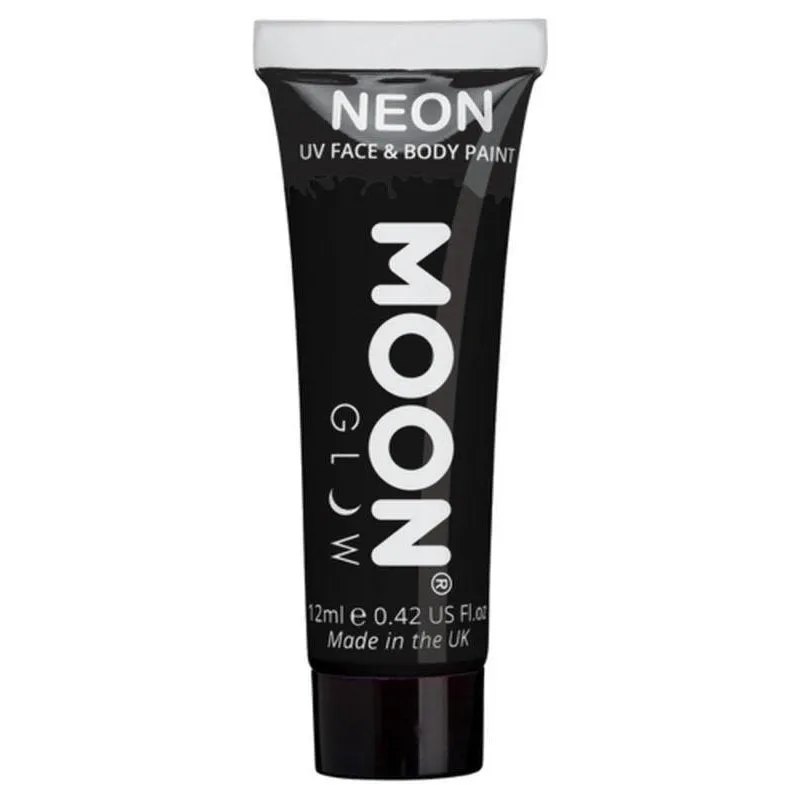 Moon Glow Pastel Neon Uv Face Paint, Black