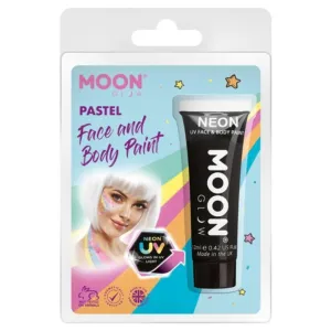 Moon Glow Pastel Neon Uv Face Paint, Black