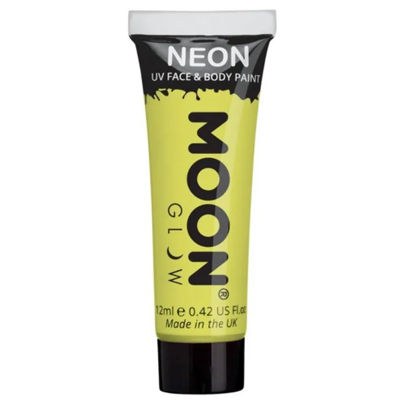 Moon Glow Pastel Neon Uv Face Paint, Yellow