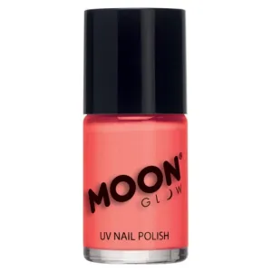 Moon Glow Pastel Neon Uv Nail Polish, Pastel Coral