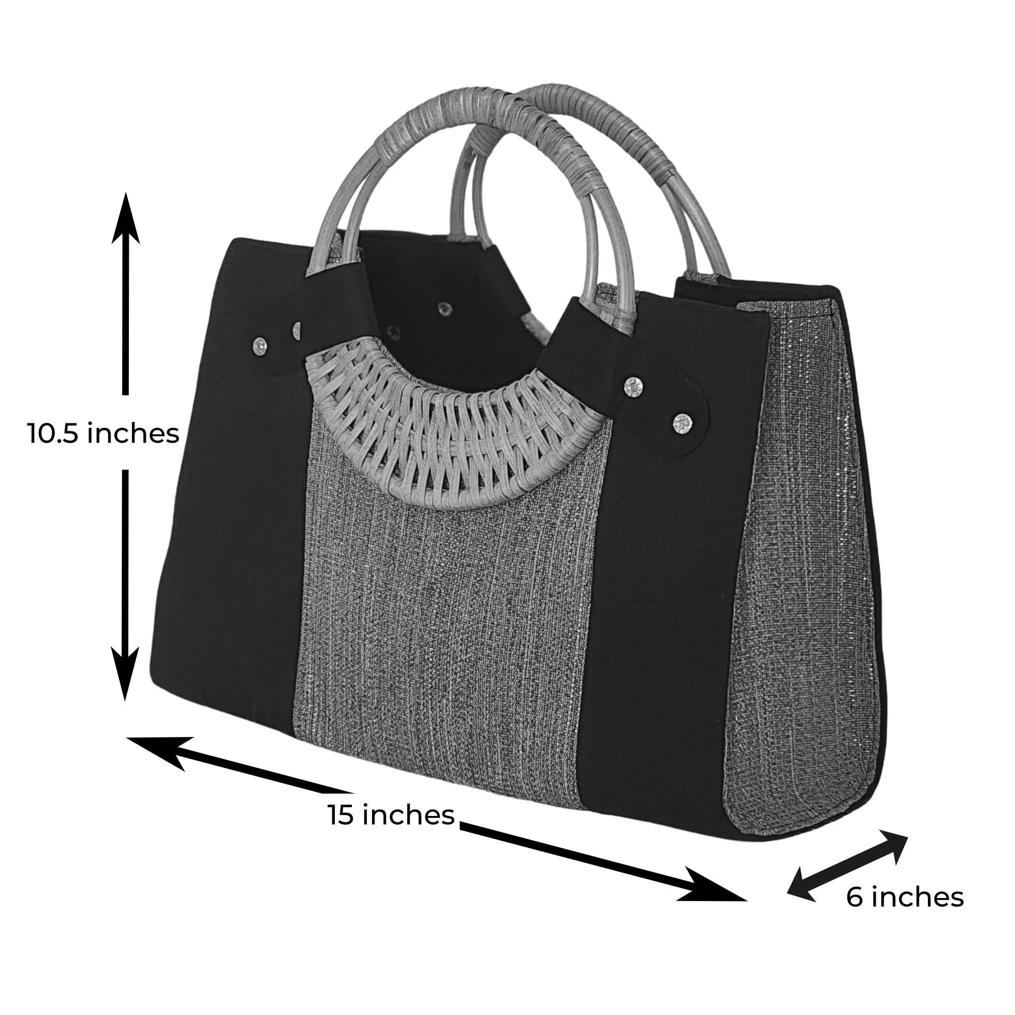 Nasika Mudcloth Tote Handbag _ Brown