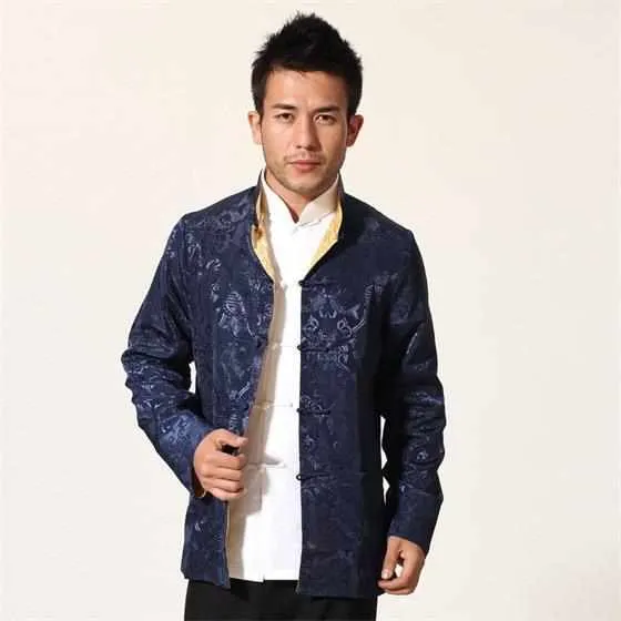 Neo Reversible Kung Fu Brocade Jacket