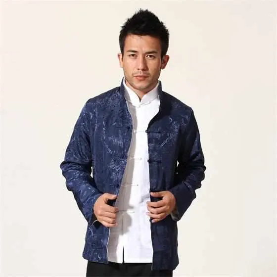 Neo Reversible Kung Fu Brocade Jacket