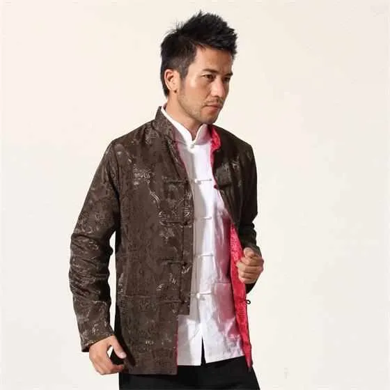 Neo Reversible Kung Fu Brocade Jacket