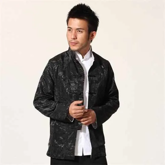 Neo Reversible Kung Fu Brocade Jacket