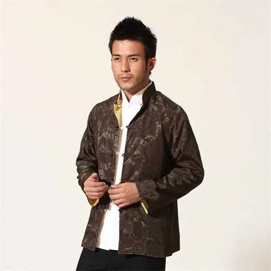 Neo Reversible Kung Fu Brocade Jacket