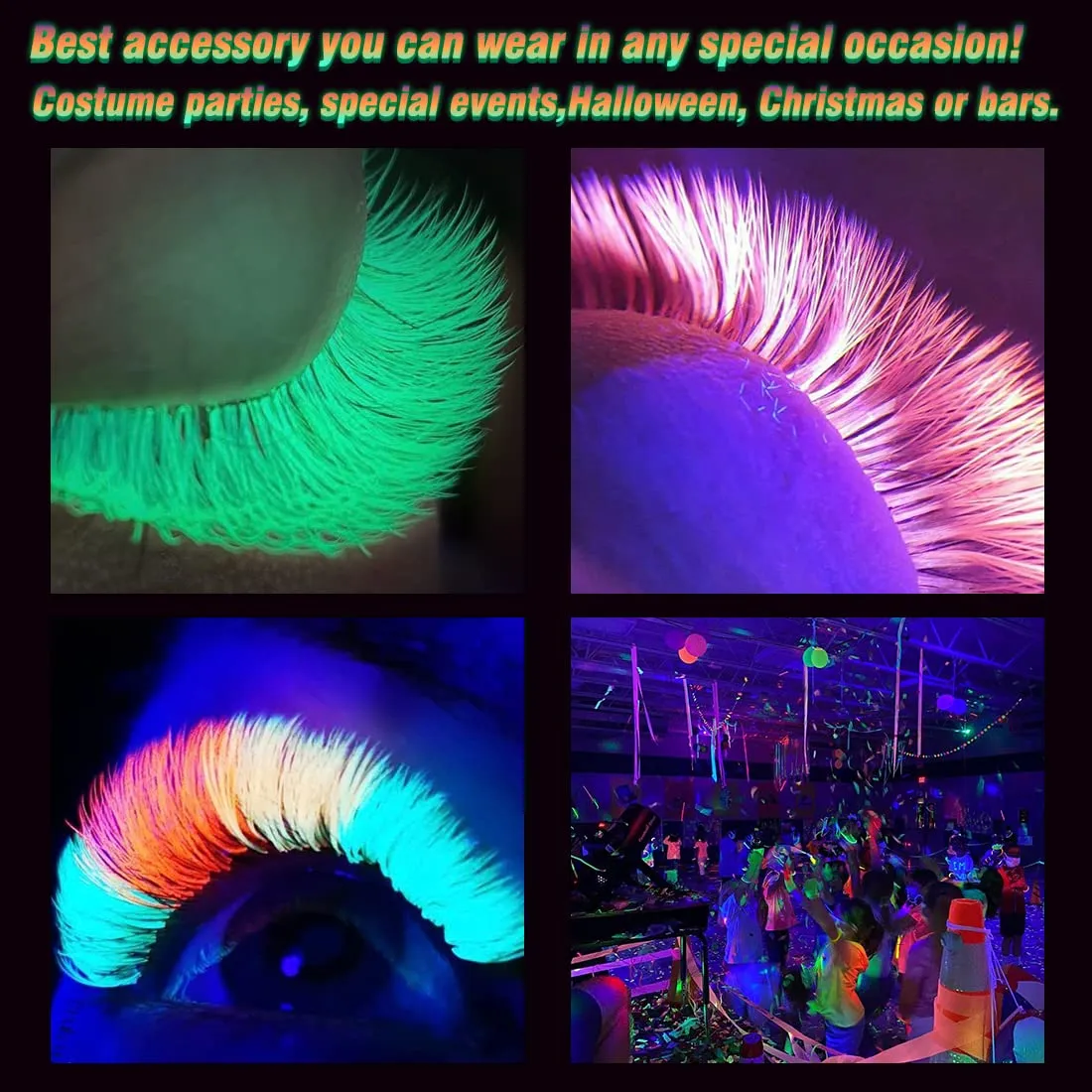 Neon Eyelash Extensions