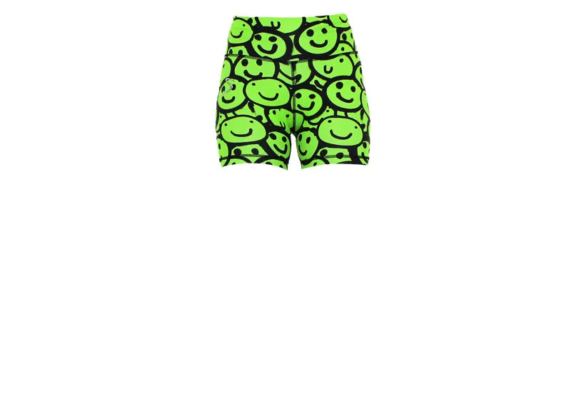 Neon Smiles Short Shorts