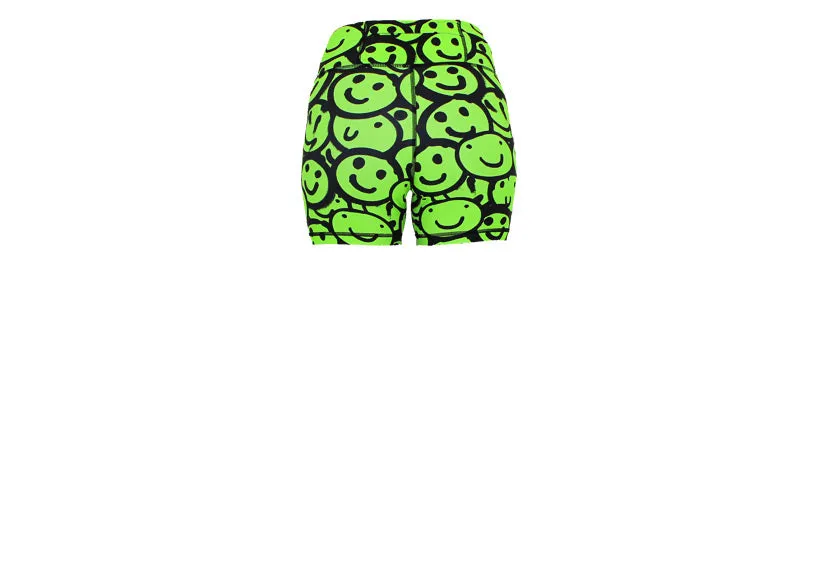 Neon Smiles Short Shorts