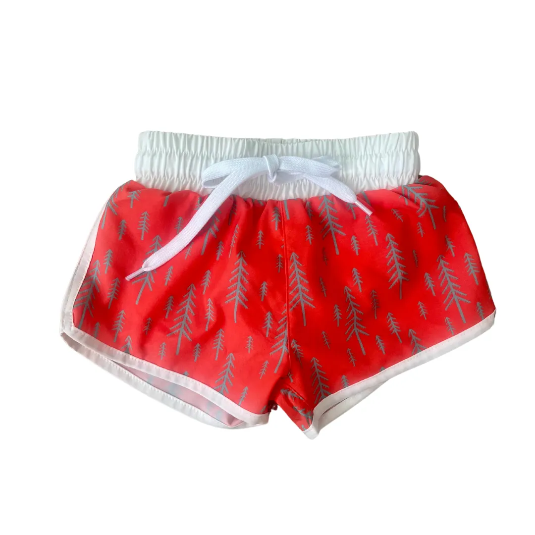 Neon swim shorts