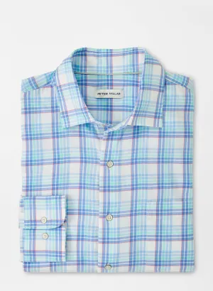 Pearl Bay Cotton Sport Shirt- Blue Sound
