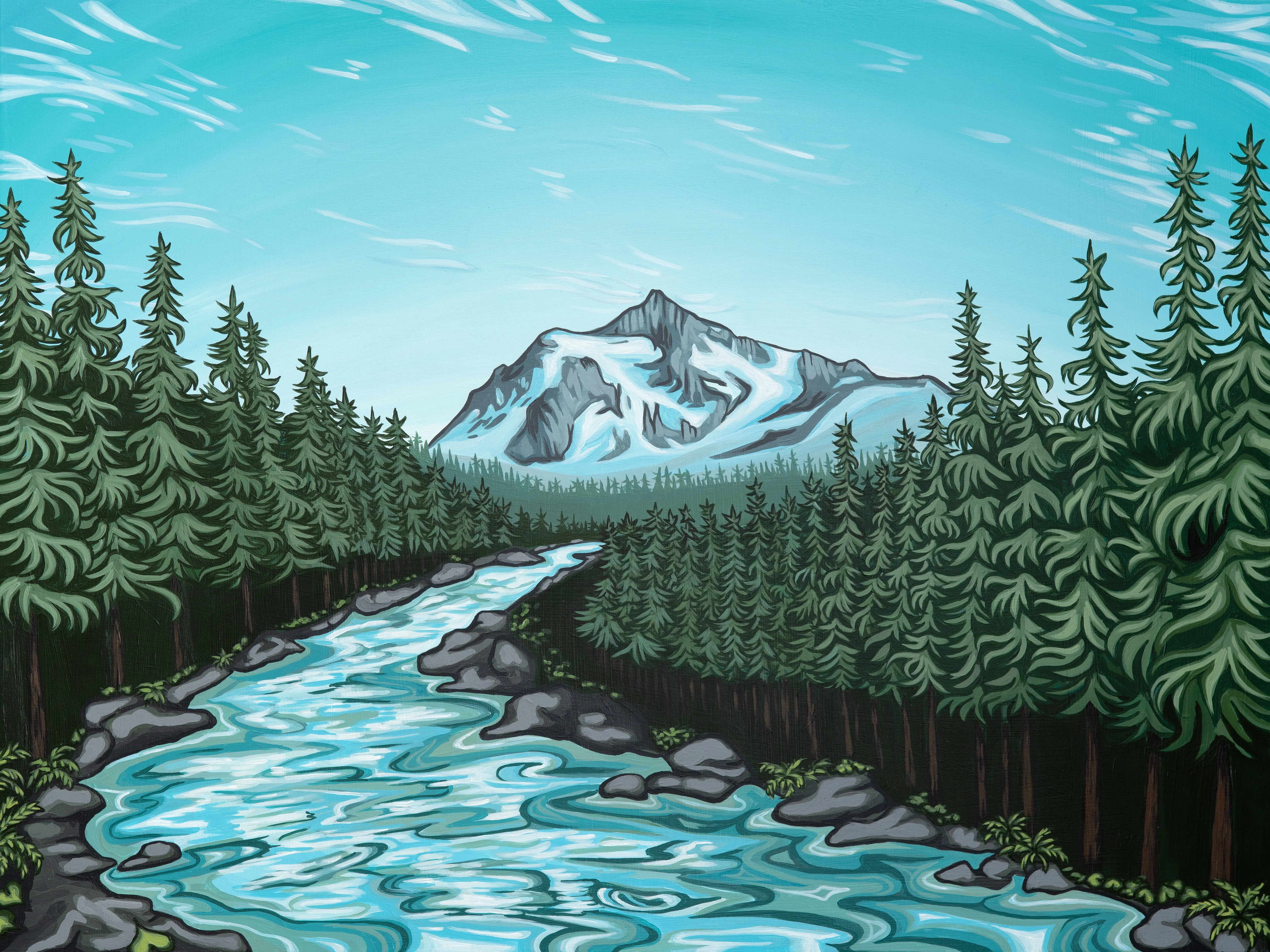 "Dusk At Shuksan" Print