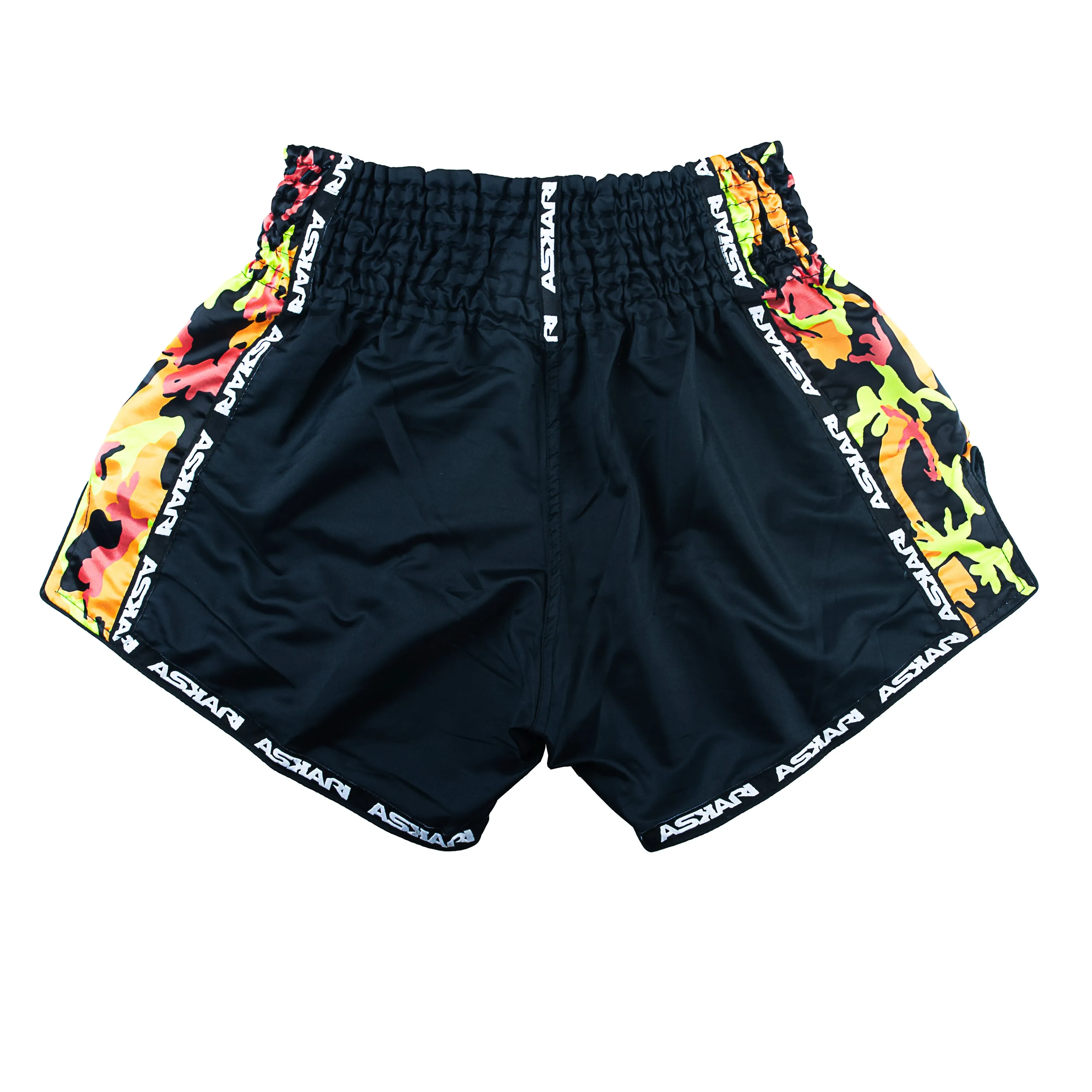 "ONE MAN ARMY" MUAY THAI SHORTS [ORANGE CAMOUFLAGE]