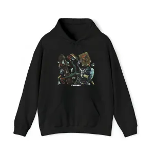 Rabbit Hole Black Hoodie