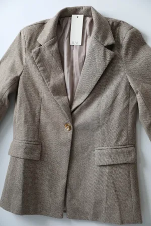 RAE: Houndstooth Blazer in Olive