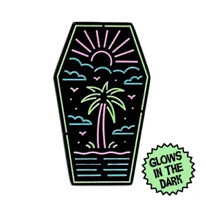 Rest In Paradise Enamel Pin