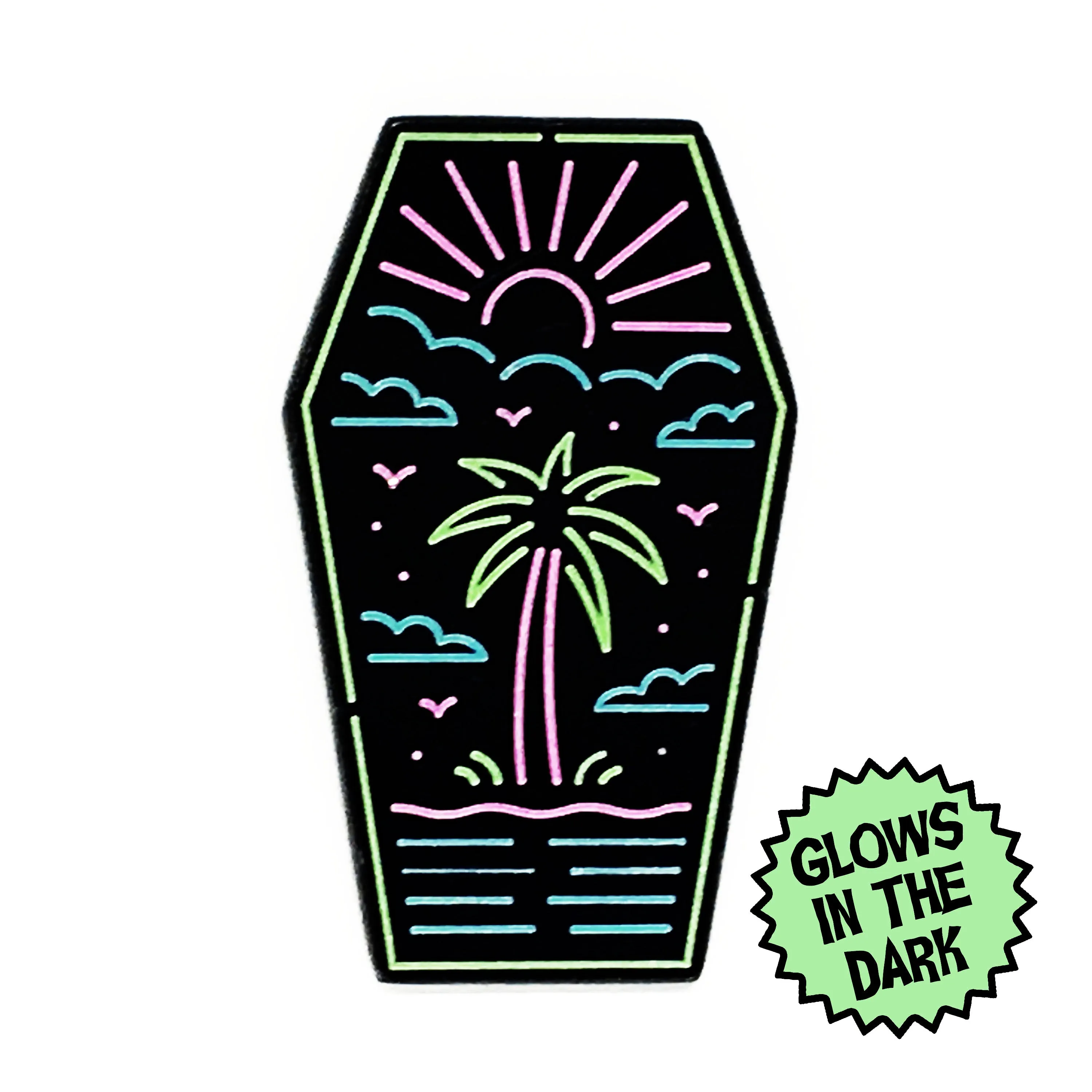 Rest In Paradise Enamel Pin