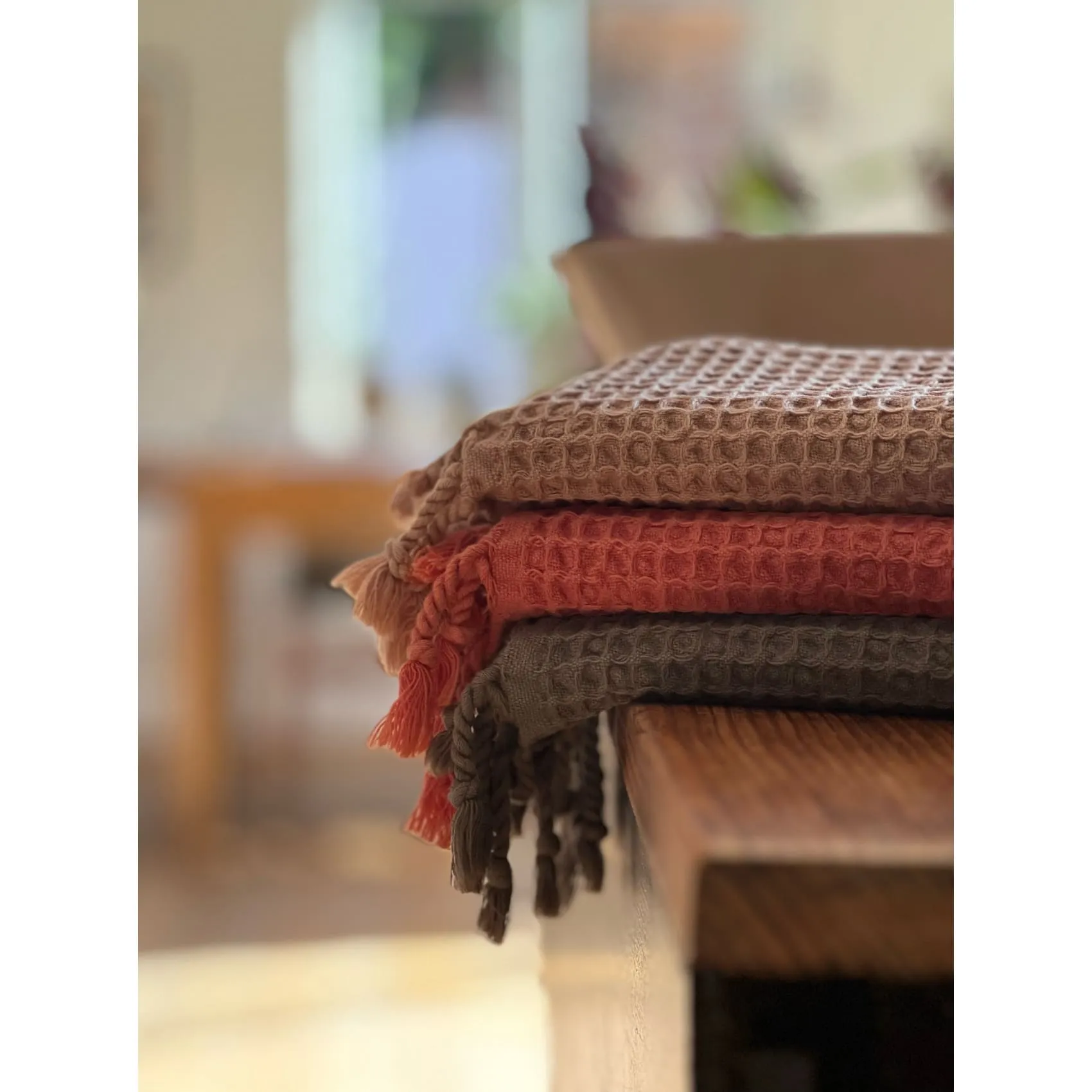 Rulo Cotton Waffle Vegan Hand & Tea Towel | Multiple Colours