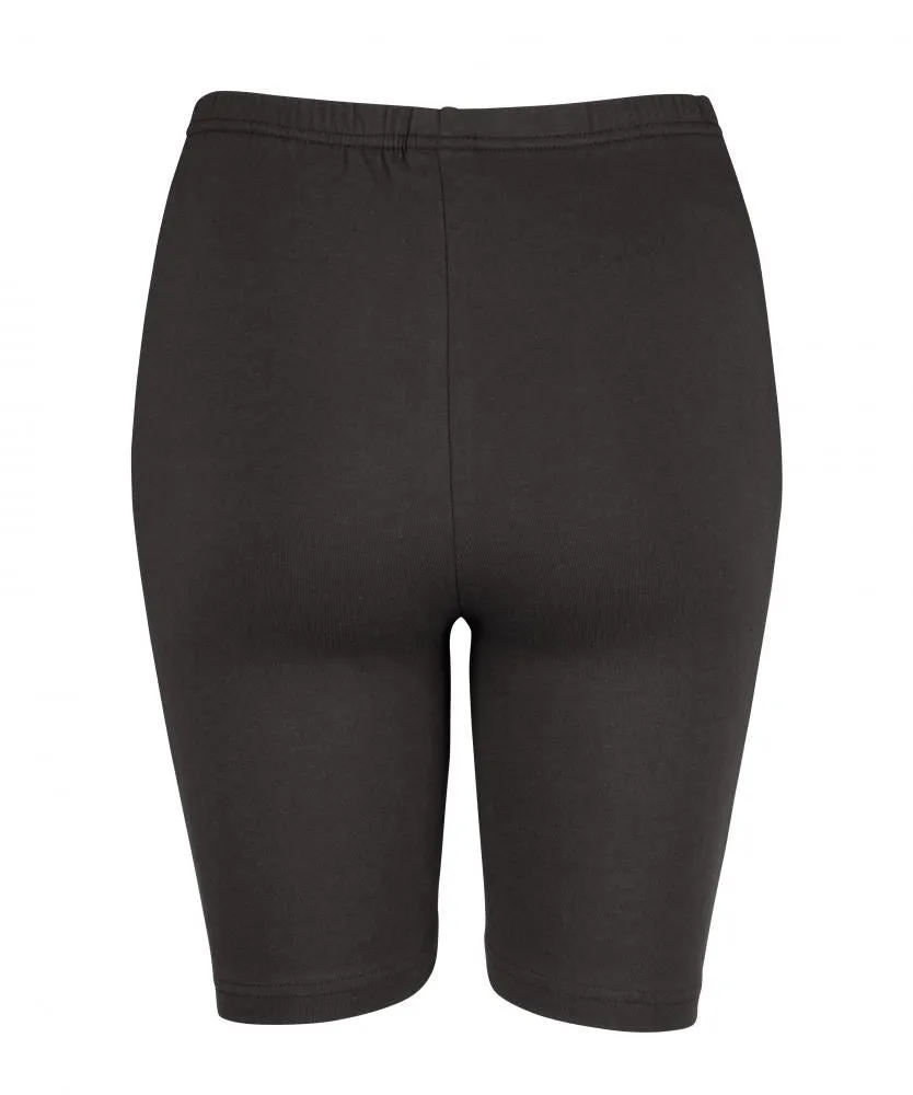 Santa Cruz Womens Shorts Strip Legging Shorts - Black Wash