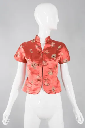 Satin Mandarin Jacket