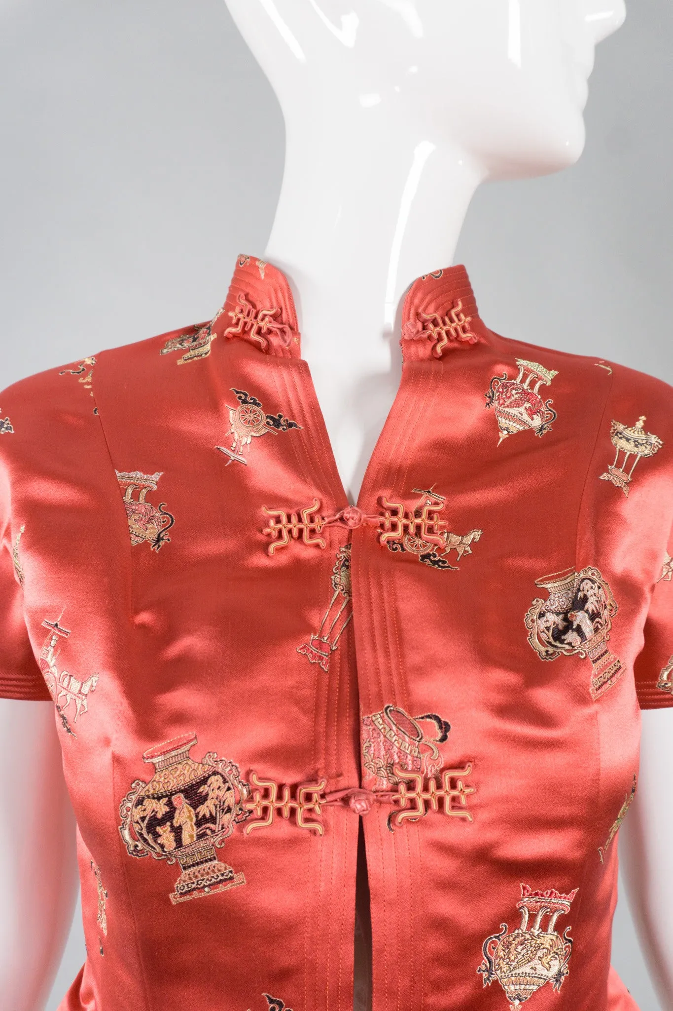Satin Mandarin Jacket