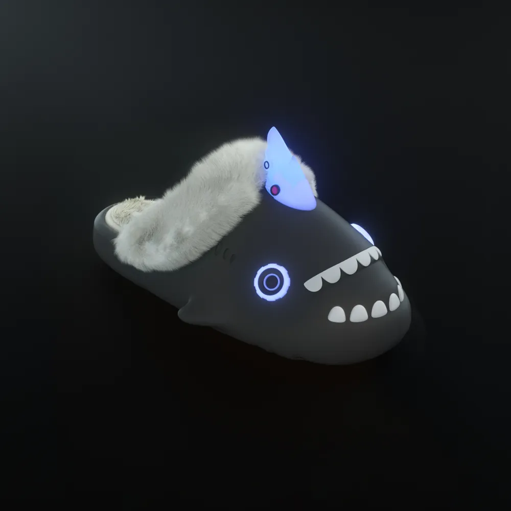 Sharkicks Pro - Winter Cyberpunk Heel-open