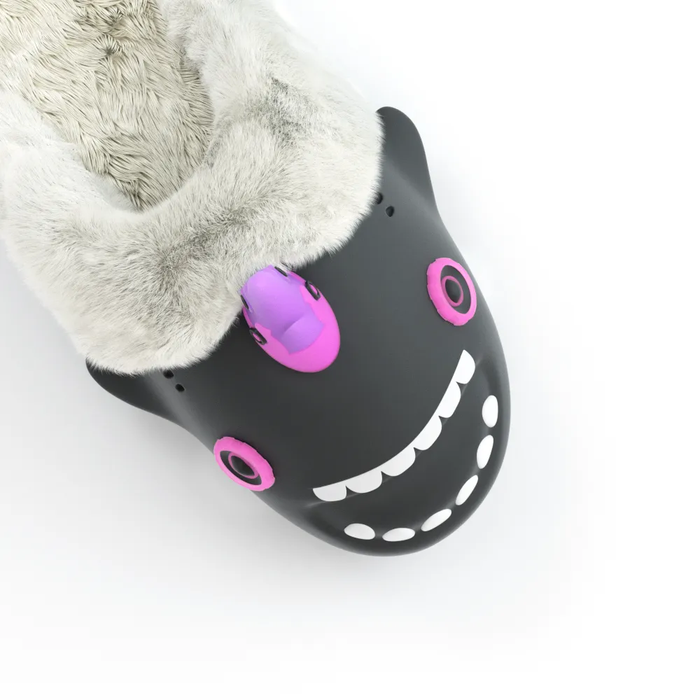 Sharkicks Pro - Winter Cyberpunk Heel-open