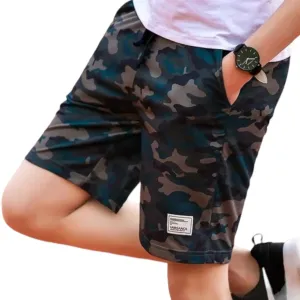 SHORT MILITAIRE - CAMOUFLAGE VERT